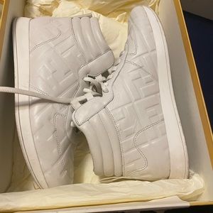 Off white color fendi shoes